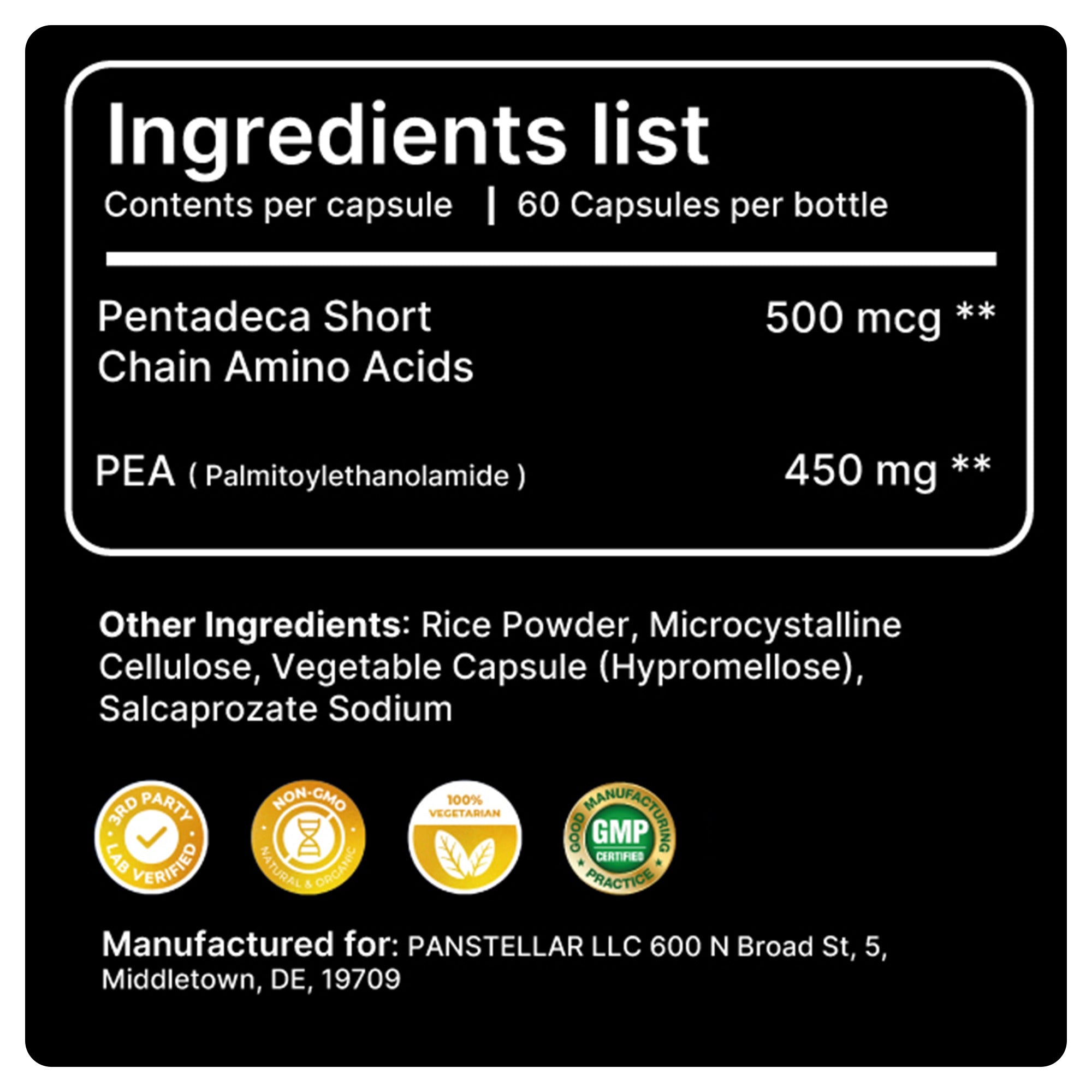 Panstellar Core 157 - 60 Capsules
