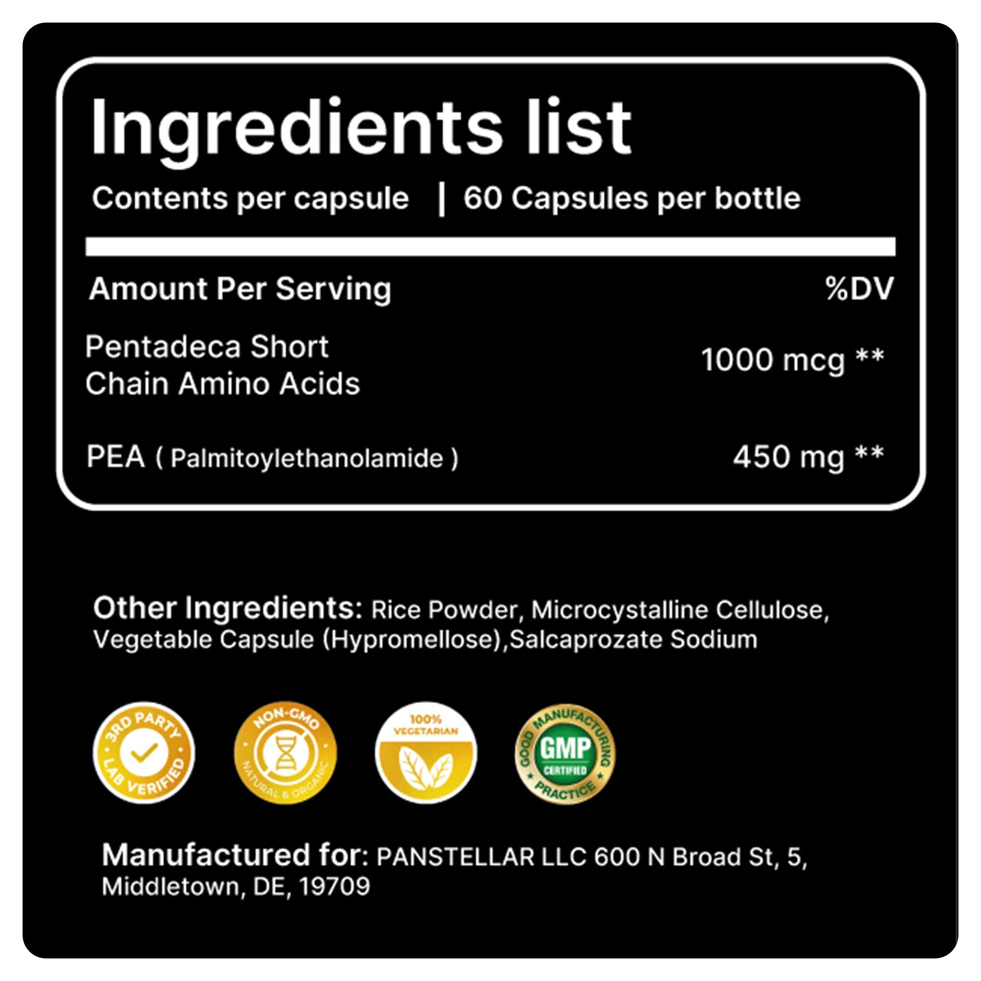 Panstellar Core 157 - 60 Capsules